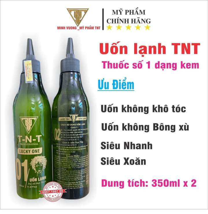uốn lạnh TNT . FULL LUCKY ONE. CHÍNH HÃNG TNT. 450ml/ chai