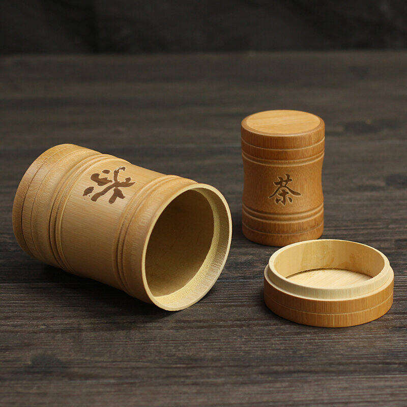 Hộp Đựng Trà Bằng Tre Có Nắp Đậy Di Động Hộp Đựng Trà Nhỏ Hộp Đựng Trà Tráng Men Hộp Đựng Trà Tre Cổ Điển Dùng Trong Gia Đình
