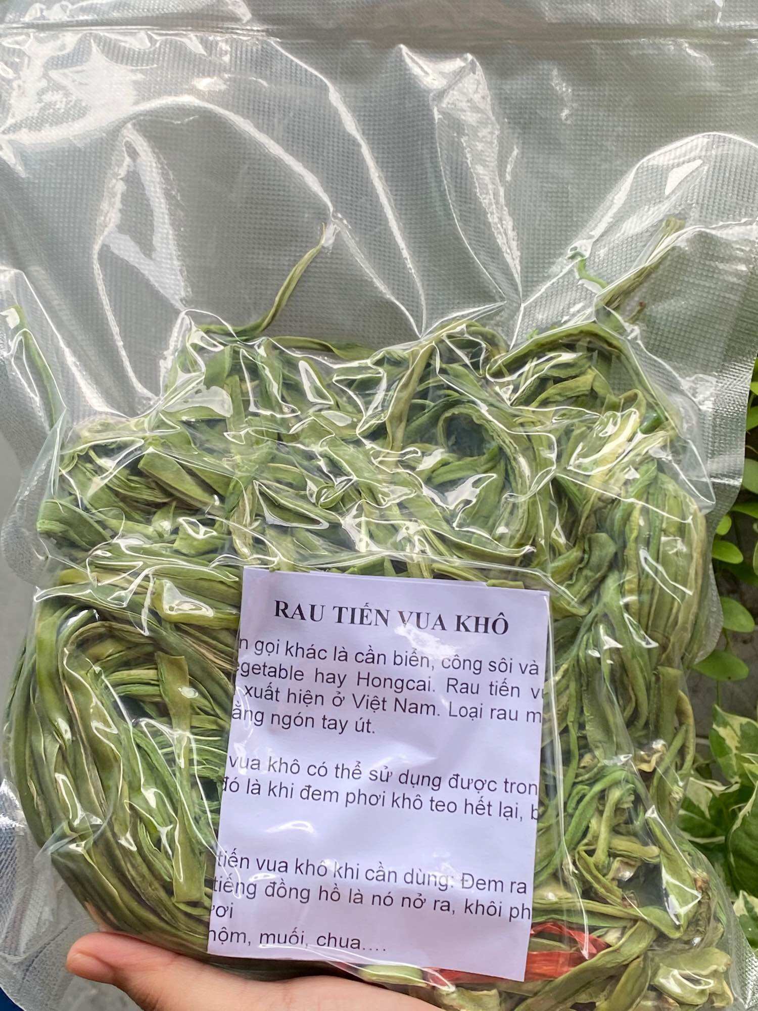 Rau tiến vua sấy khô ( 250gr )