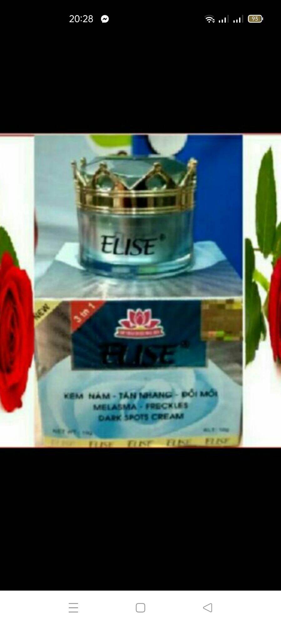 kem elise nám tàn nhang đồi mồi 10g