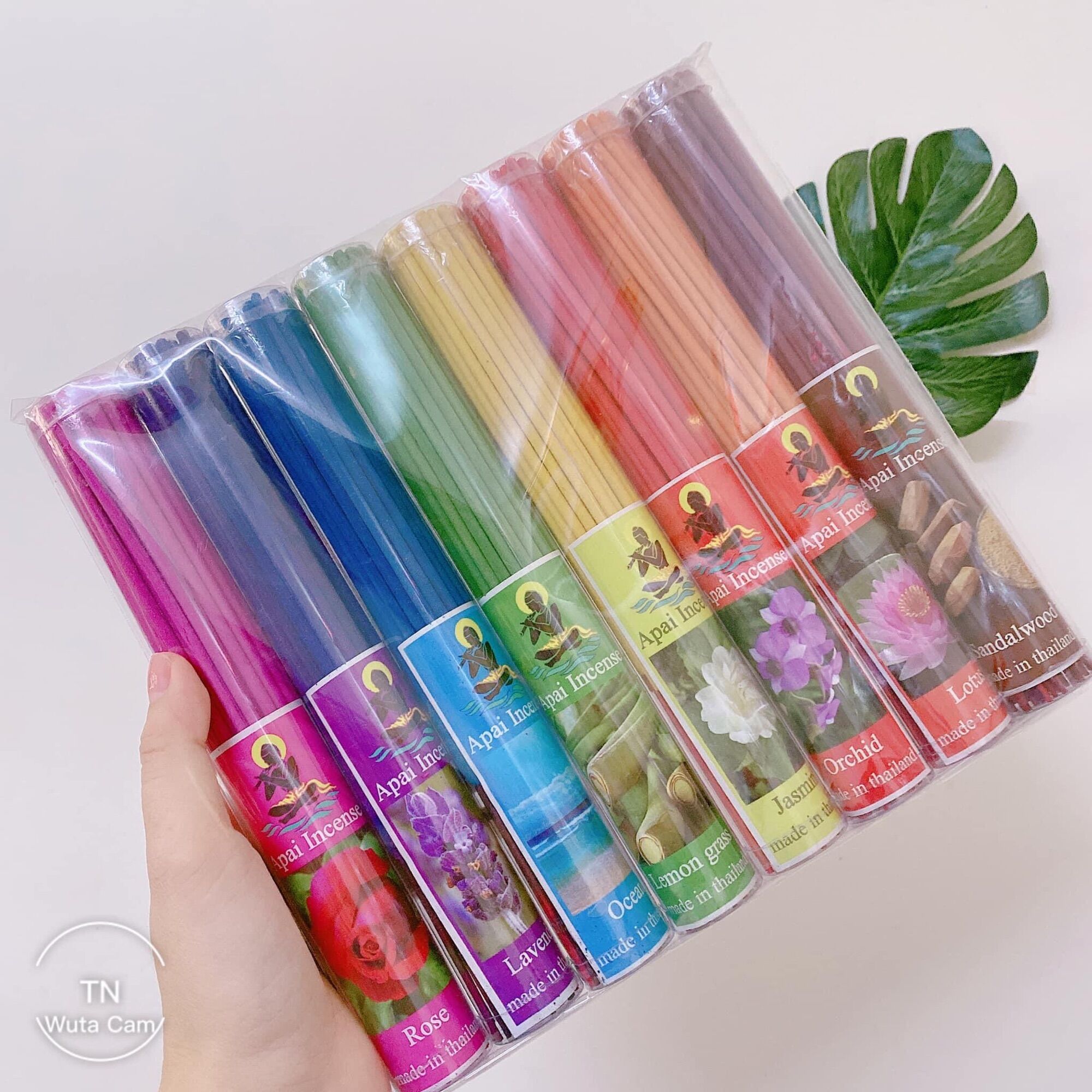 Set nhang 8 mùi hương tự nhiên 20cm thái lan