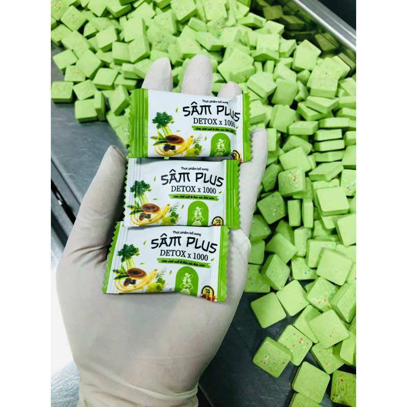 Kẹo giảm cân sâm plus thảo mộc hộp 30 chiếc dễ ăn hiệu quả