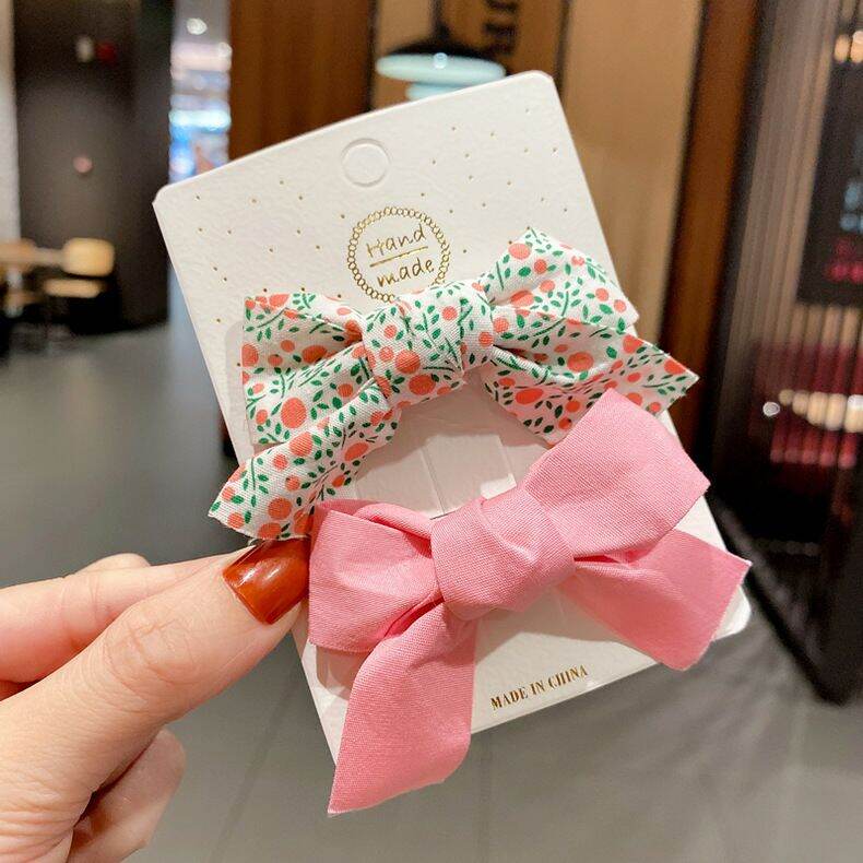 [ Tiệm Tháng Tư ] Set kẹp Nơ xinh