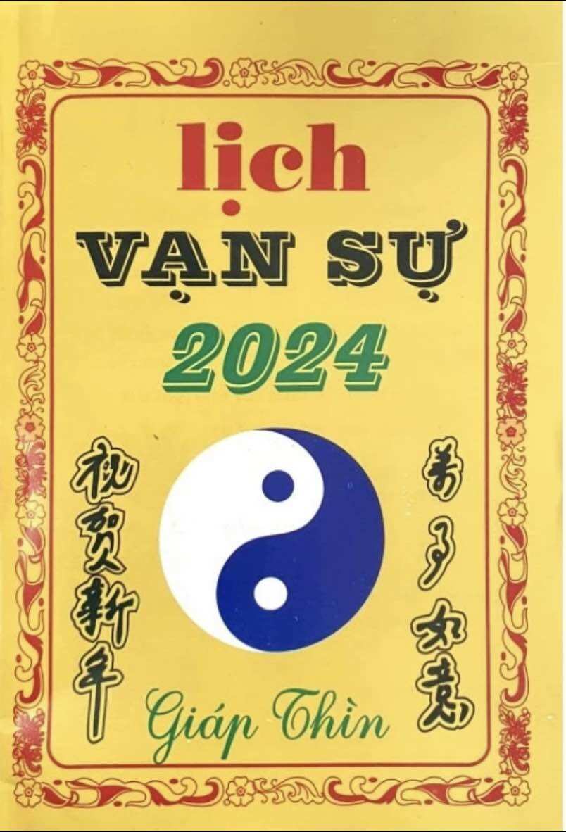 Sách - Lịch vạn sự năm 2024
