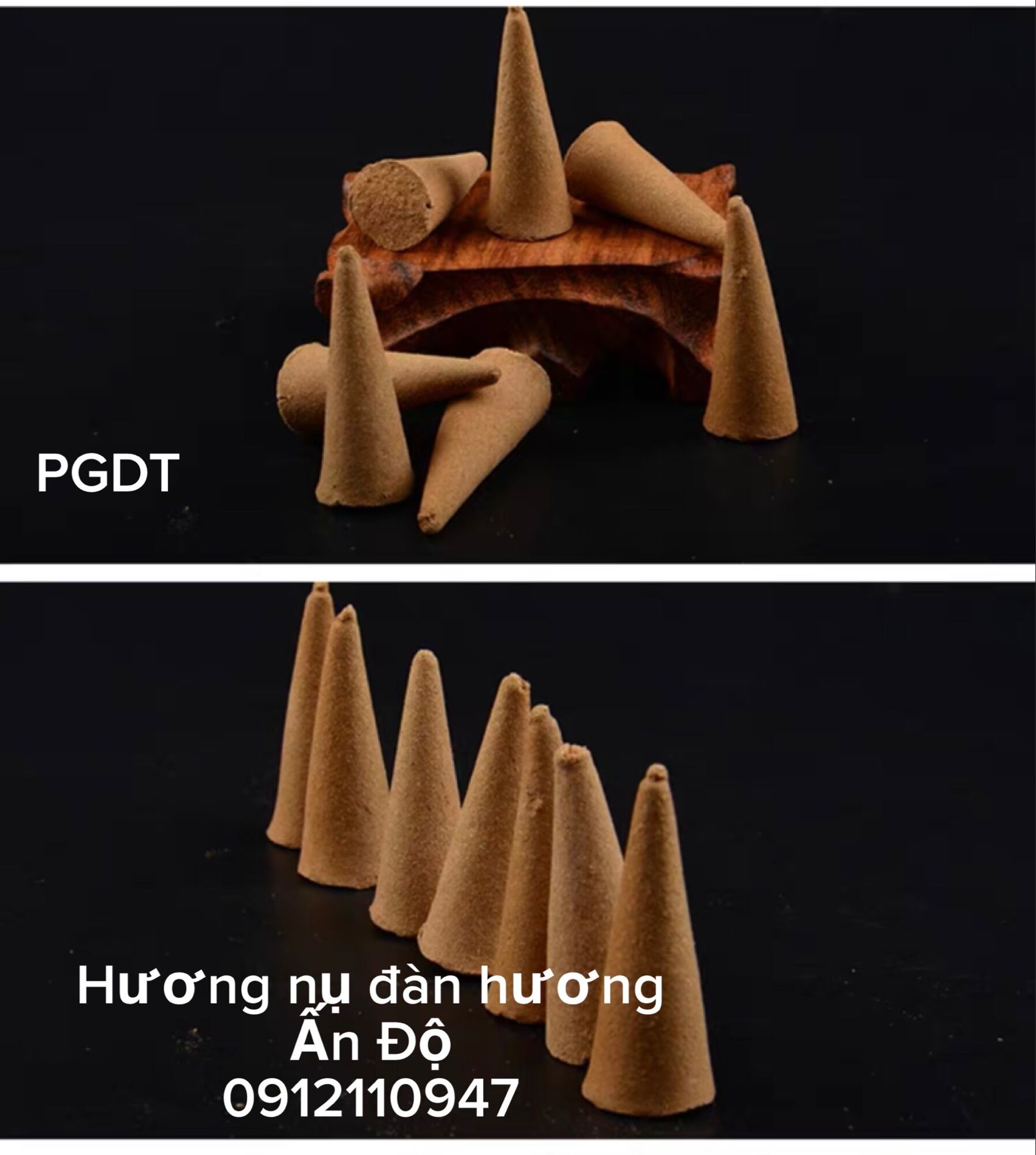 Nhang nón đàn hương trắng ấn độ cực thơm