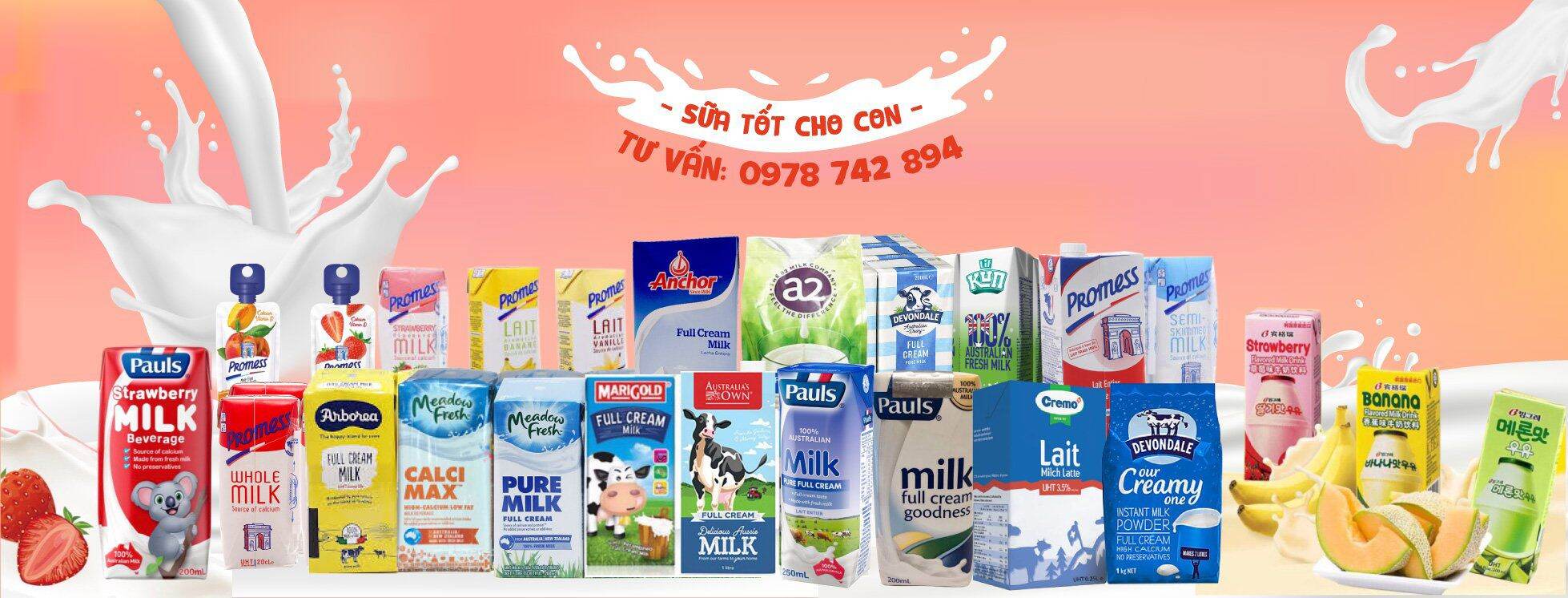 Chuyên sữa tươi nhập khẩu