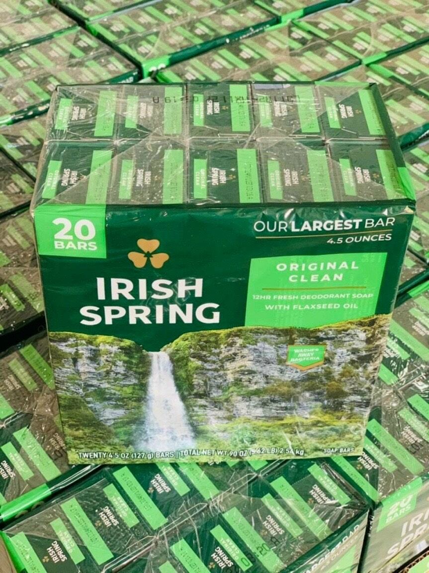 Xà bông cục diệt khuẩn giữ ẩm irish spring
