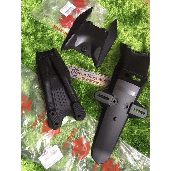 Bộ dè sau 3 miếng chống gãy - satria fi, raider fi