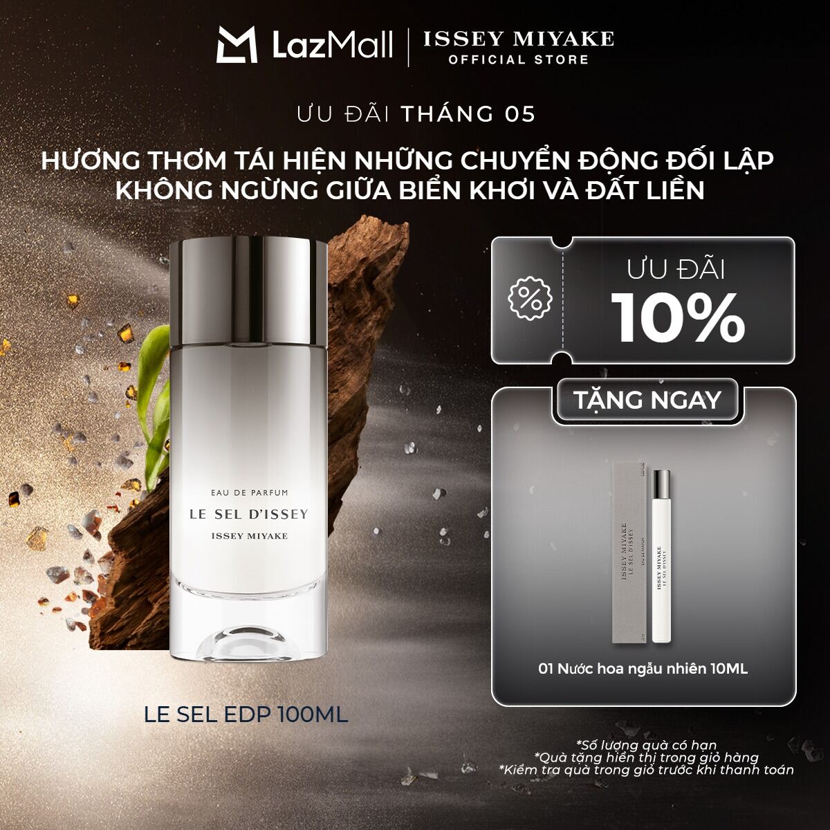 Nước Hoa nam Issey Miyake Le Sel d'Issey EDP 100ml