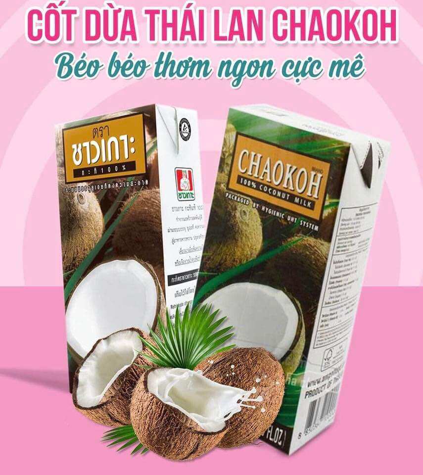Nước cốt dừa Thái Lan Chaokoh 1L