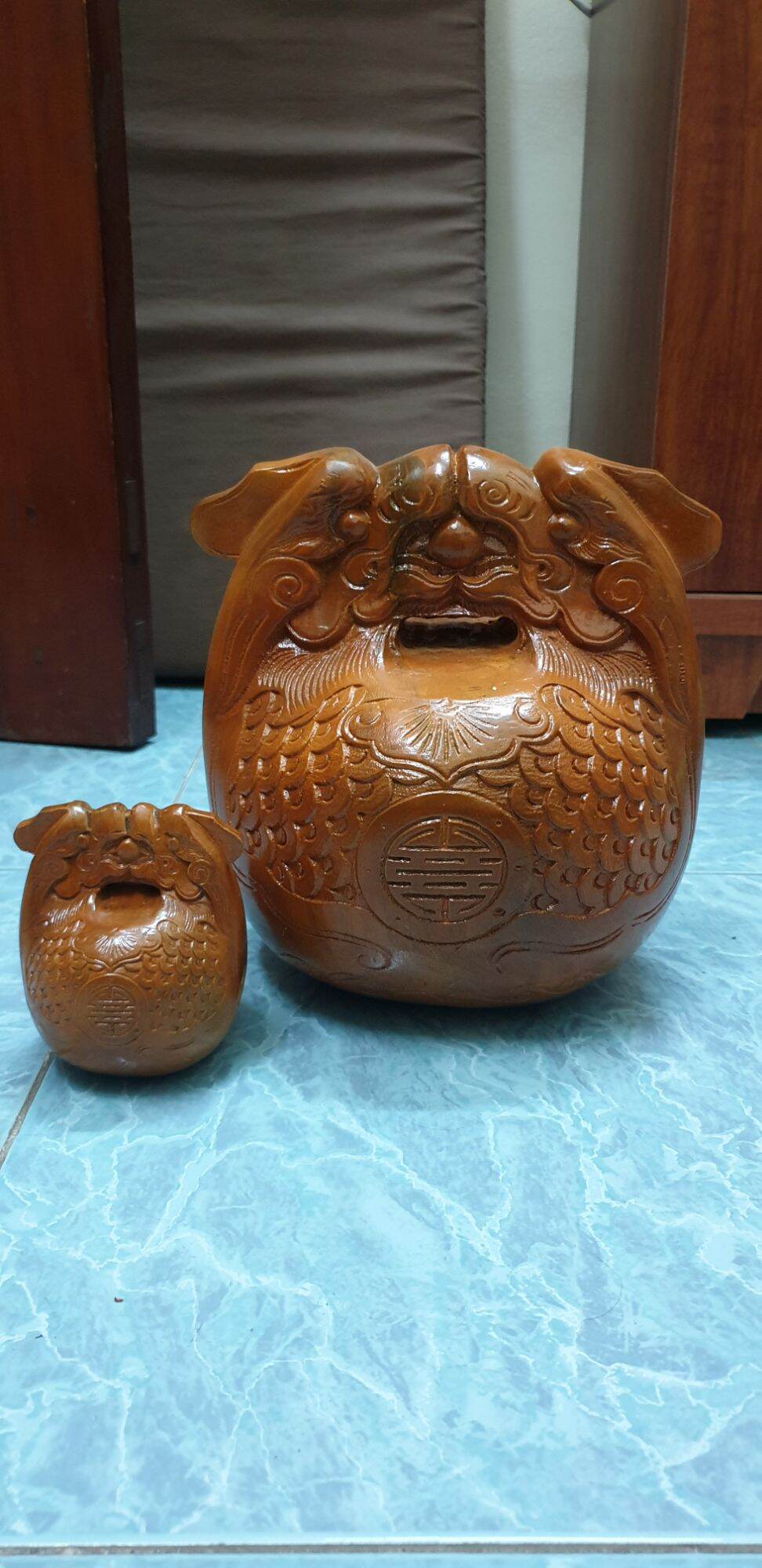 Mõ gỗ mít lõi hàng đặc biệt ( 3 tay, Đk = 18cm )