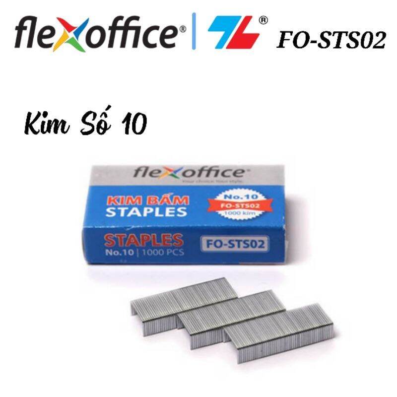 Kim Bấm Số 10 Và Số 3 Flexoffice/Thiên Long (chính hãng)