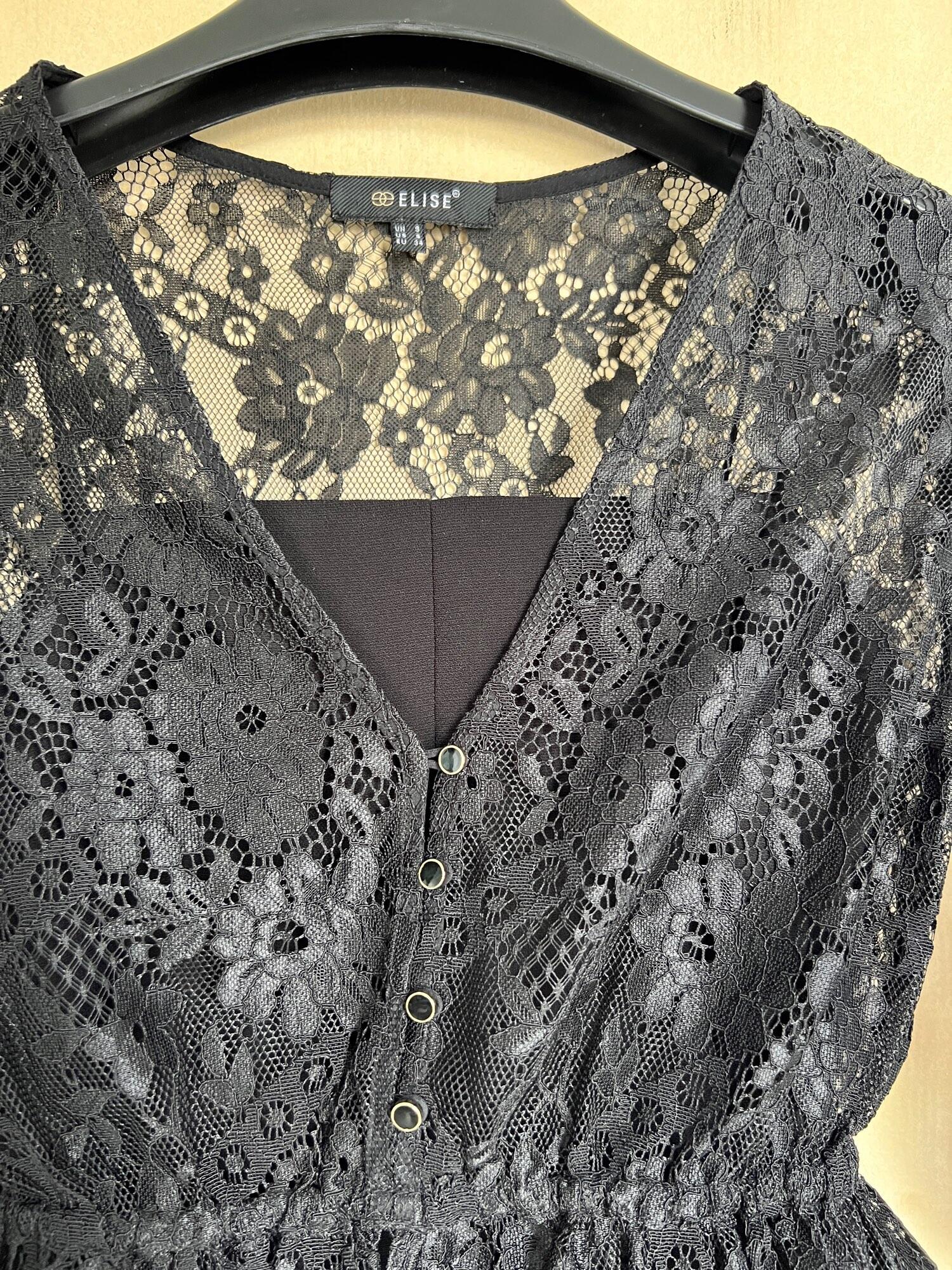 Đầm Ren Elise Sz S, new 99%