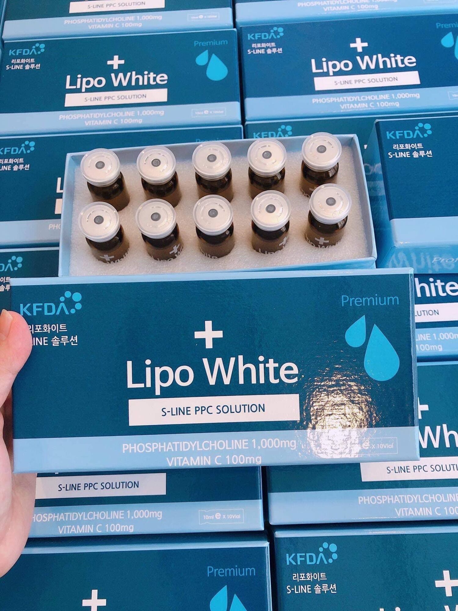 Tinh chất tan mỡ LipoWhite 1 hộp 10 lọ