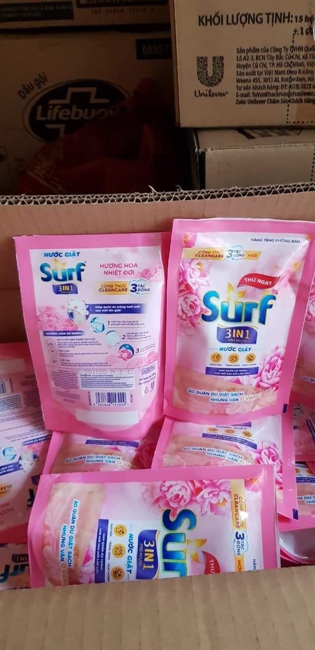 Nước giặt Surf 150gr túi nhỏ
