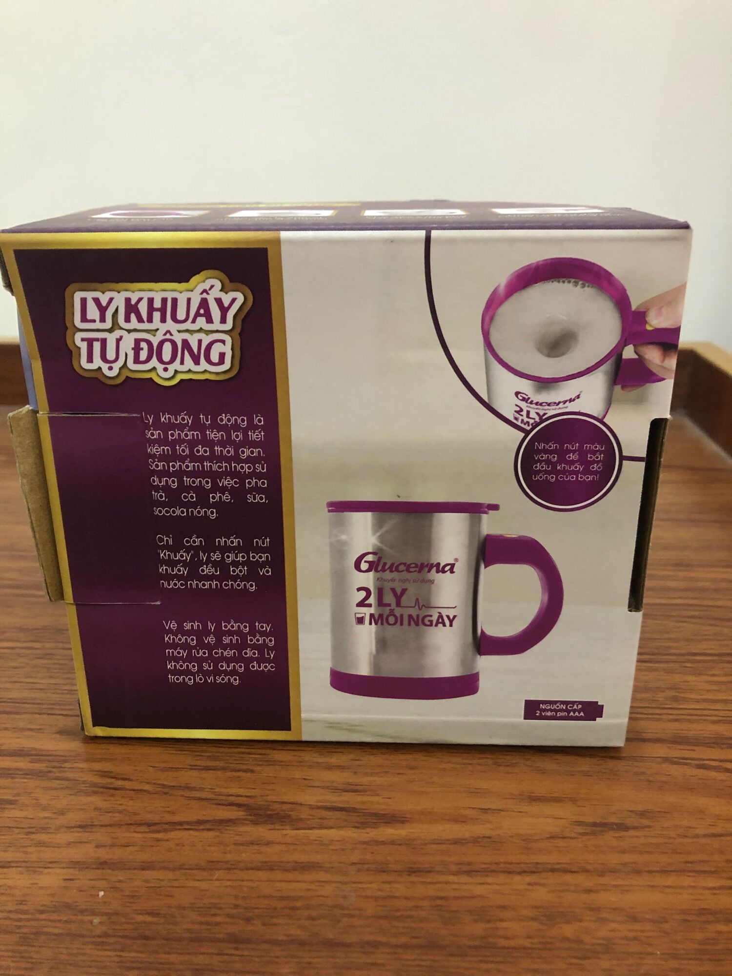 Ly khuấy tự động glucerna