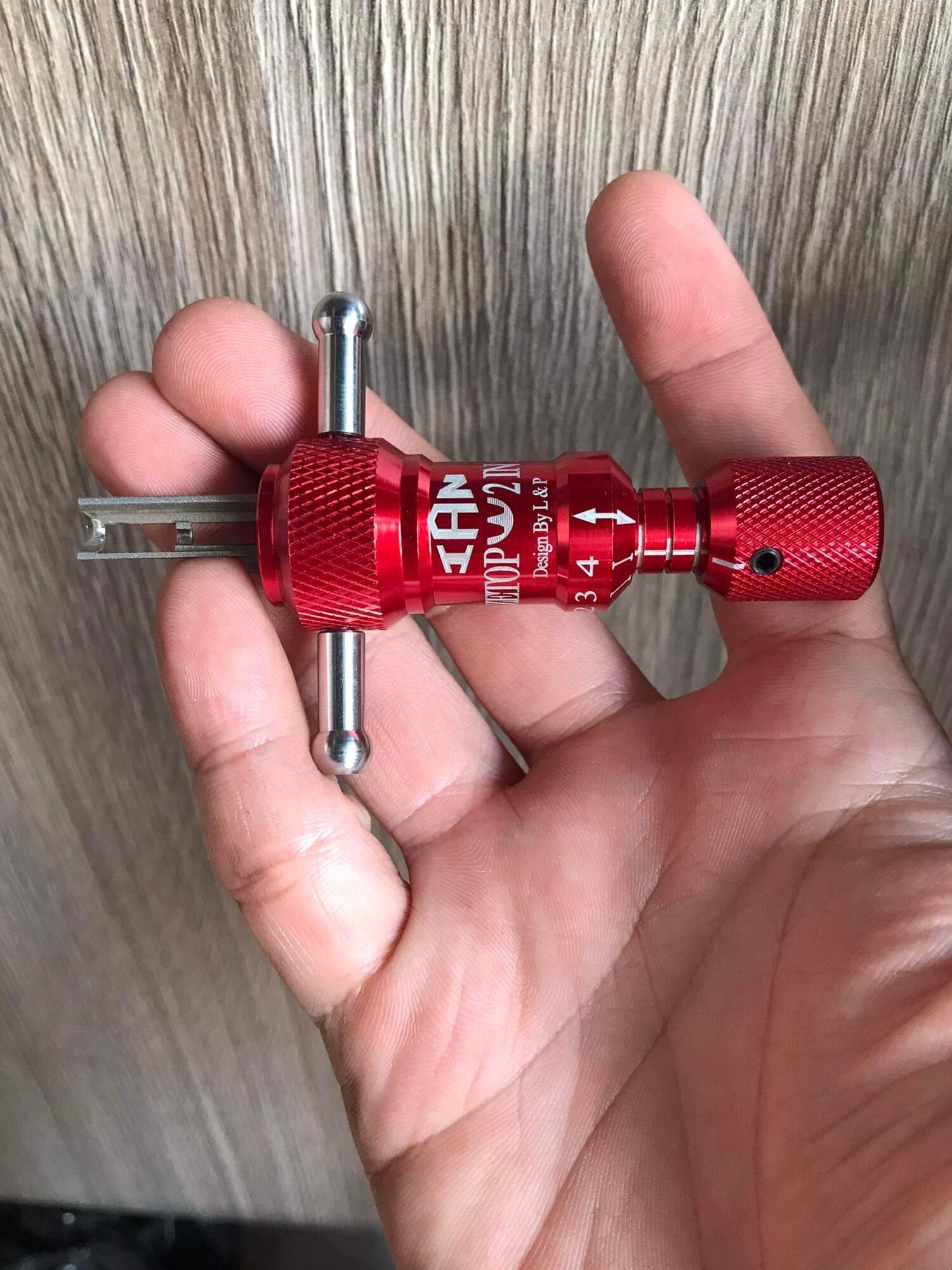 Dụng cụ IAN 2in1 đo bi loại ổ dùng chìa khoá lồng máng chìa số 3