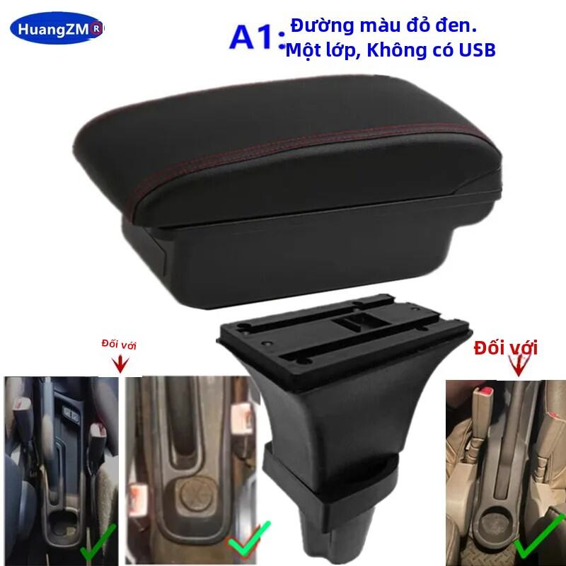 Kia Morning & Picanto Tay Hộp Lưu Trữ Trung Tâm Nội Thất Trang Bị Thêm Da/Bộ Phụ Kiện Ô Tô Bằng Nhựa