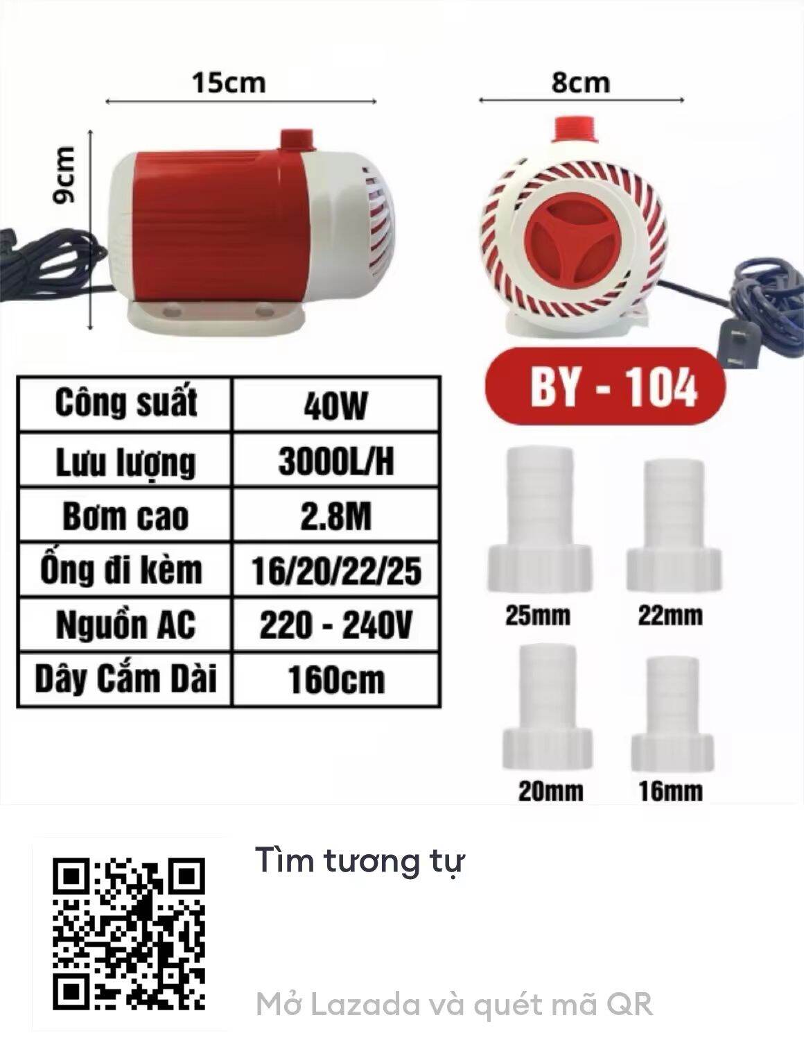 Máy Bơm Bể Cá Baoyu BY 101-102-103-104-105-106-107-108-109 Siêu êm-Cao Câp-Chính Hang-Bảo Hành 2 năm
#máybơmbêca - 4