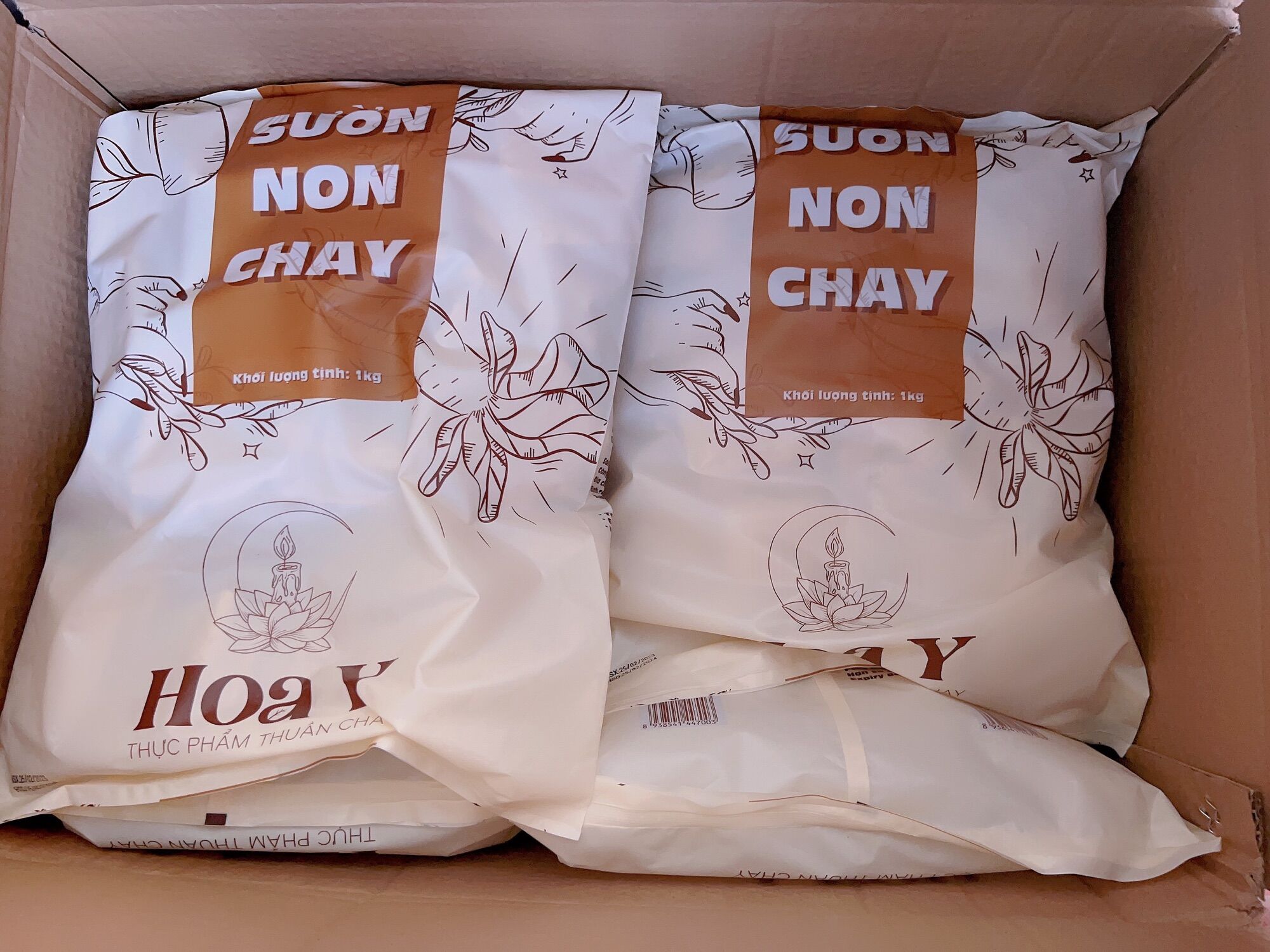 Sườn non chay Hoa Y 1kg/ sườn bổ sung lúa mạch