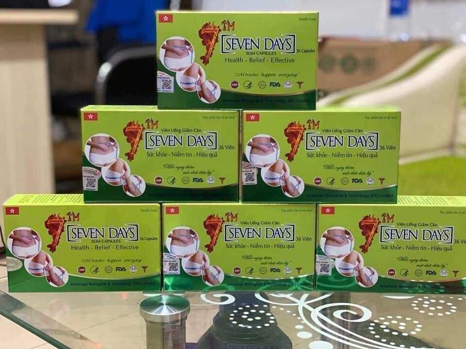 Viên uống giảm Cân Sevenday 36 viên