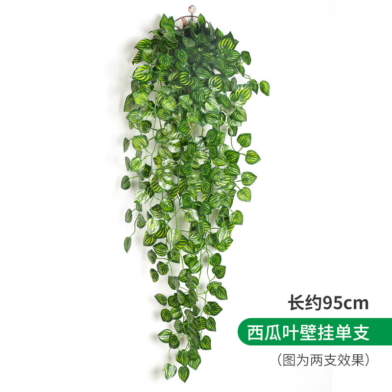 Treo tường hoa giả dây leo dây leo dây leo dây leo dây leo trang trí đường ống lá vạn niên thanh leo cây leo cây giả