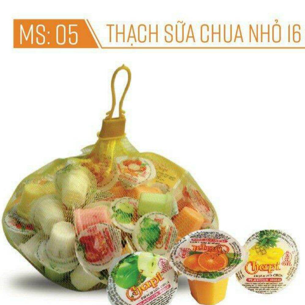 Thạch Sữa Chua chapi Túi Lưới 900gr viên lớn 37g, viên nhỏ 16 gr siêu ngon/Thạch caramen túi lưới 700gr sp Cty Đức Hạnh ngon ngon hsd 2022