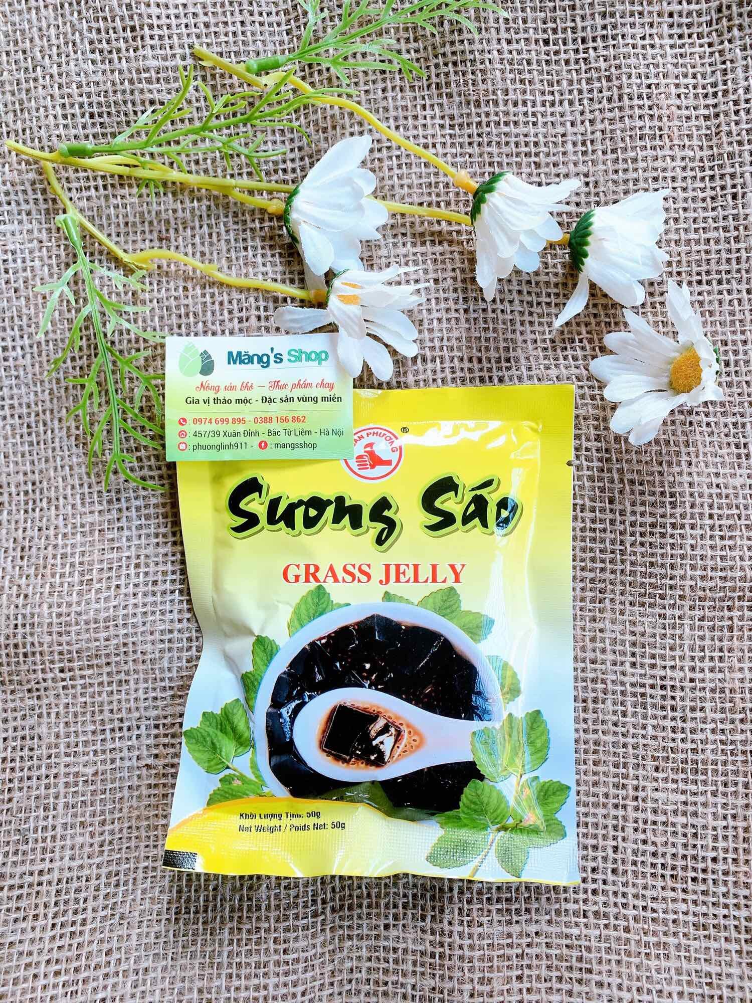 Bột sương sáo đen tuấn phương gói 50g
