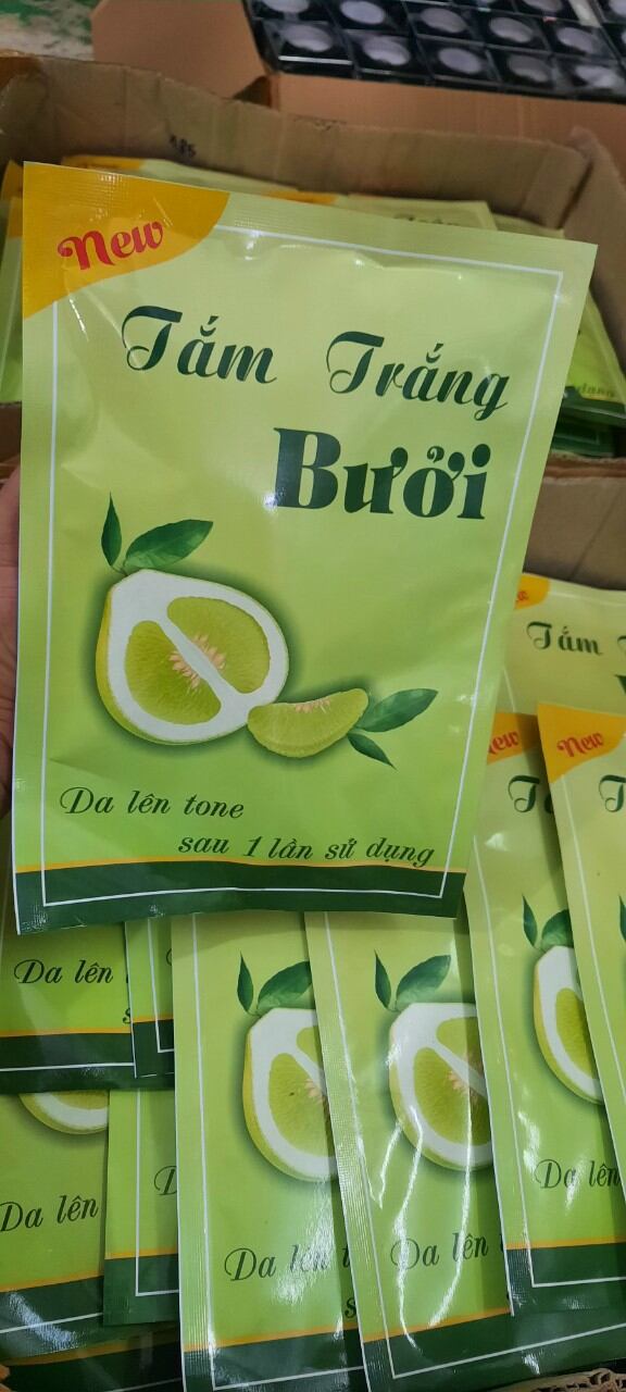Set tắm trắng hương bưởi