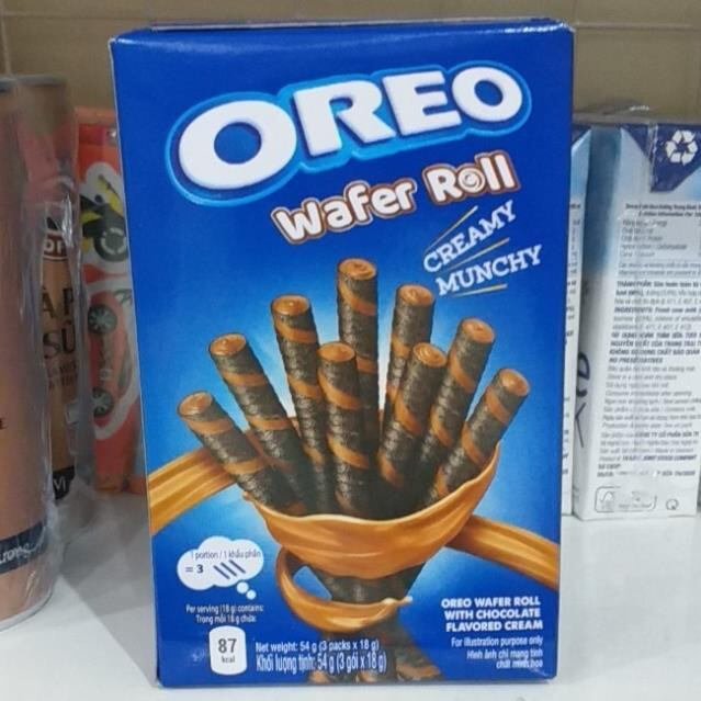 Bánh quế Oreo vani hộp 54g