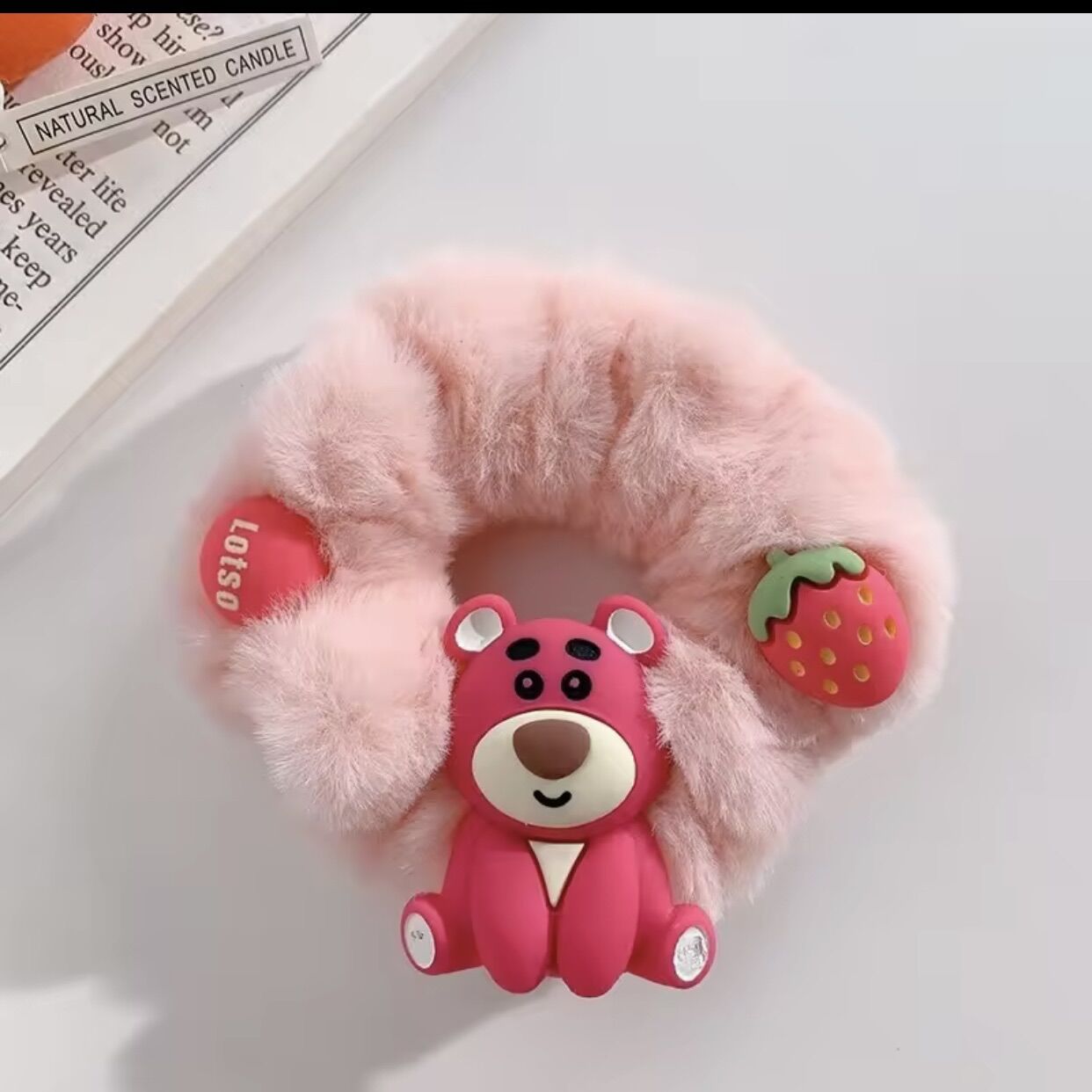 Kẹp tóc và cột tóc lông gấu dâu LOTSO