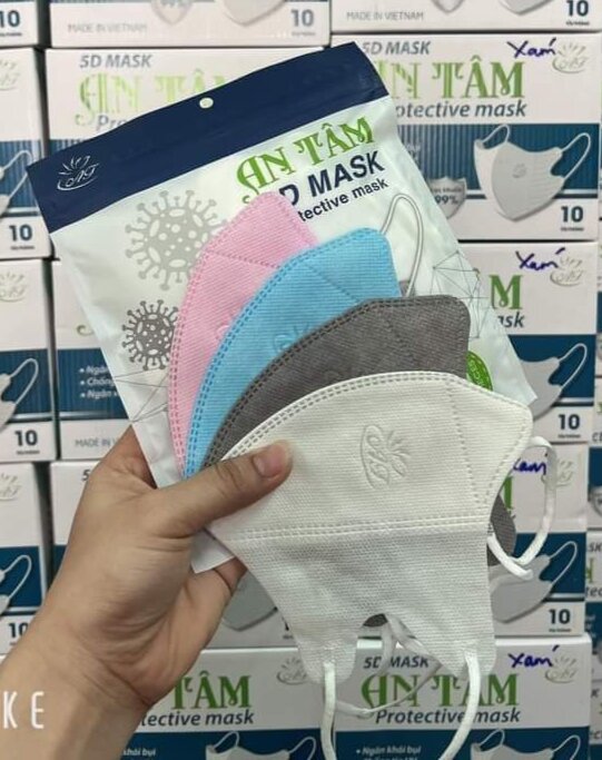 Khẩu trang 5d an tâm chính hãng 500 cái