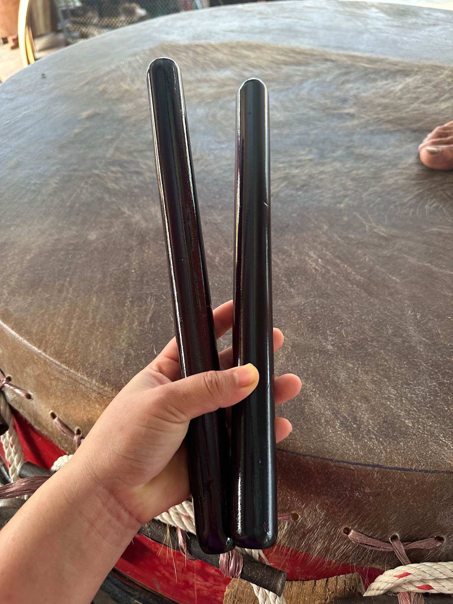 Dùi đánh trống lân gỗ còng ( 1 cặp )