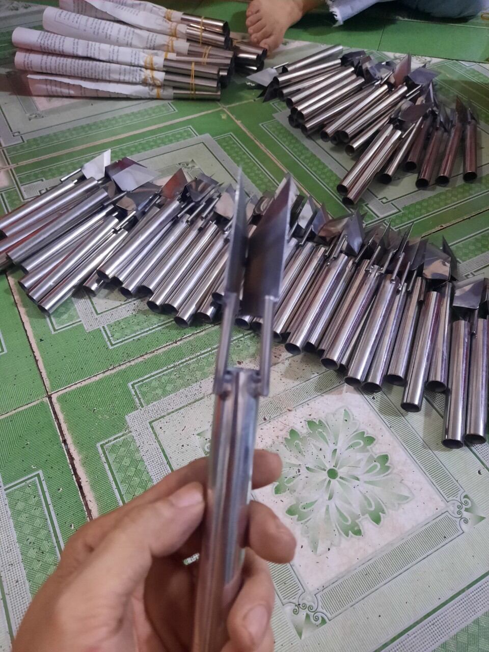 Dao gọt mắt dứa (siêu bén) mối hàn inox