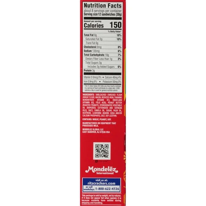 Bánh Ritz bits mini vị Cheese ,249g