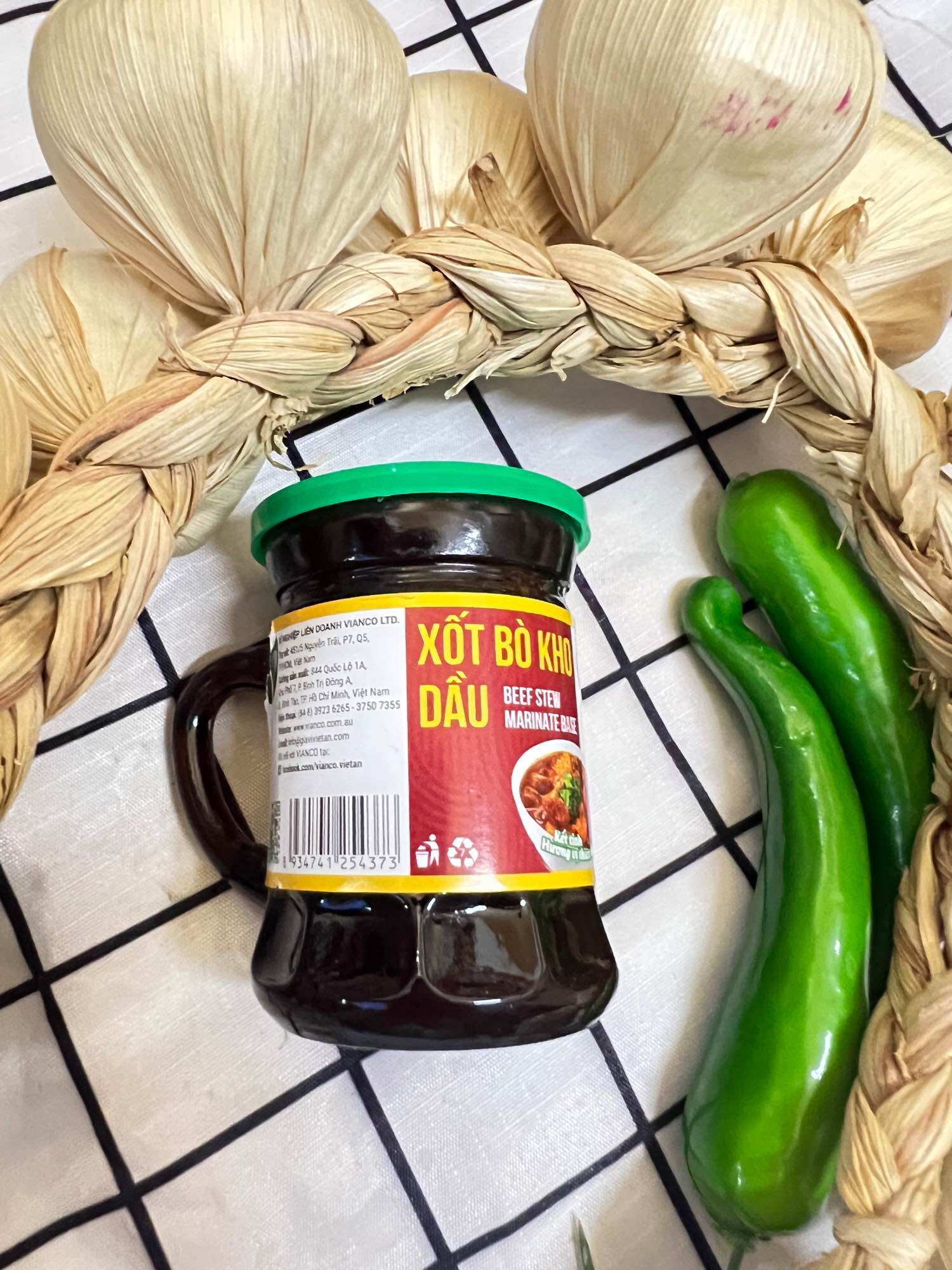 Xốt ( sốt ) bò kho dầu Vianco - hủ 50gr