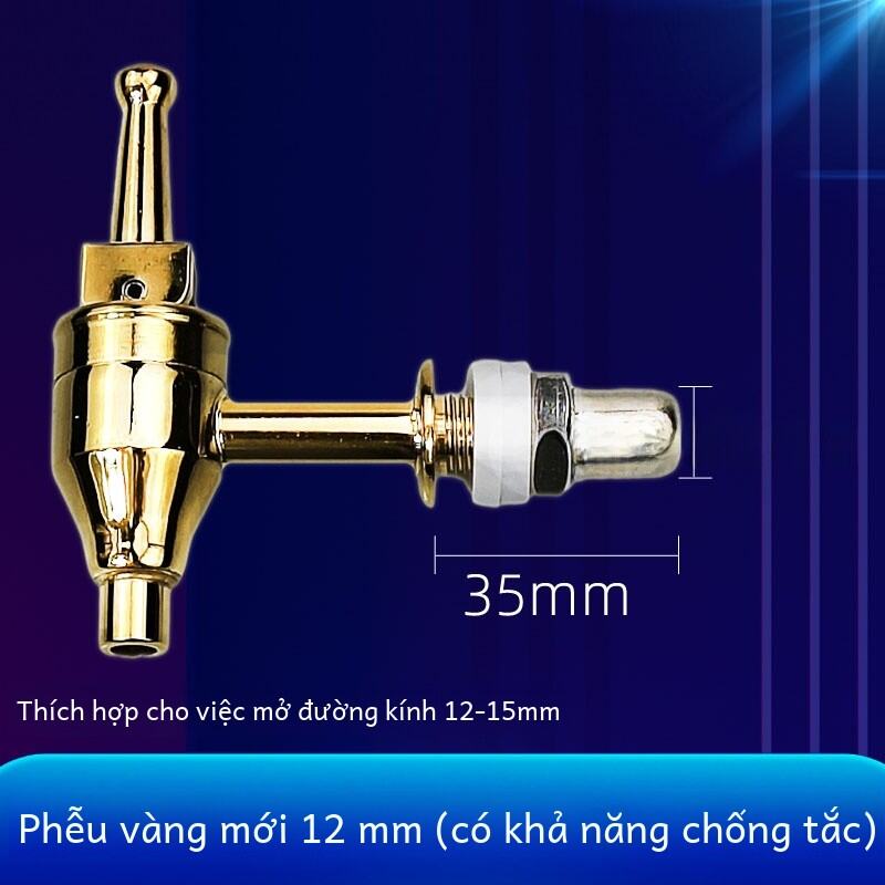 Vòi Inox Kính Lên Men Thùng Chai Bia Đồng Spigot Có Bộ Lọc 304 Công Tắc Van Dụng Cụ Nấu Ăn Nhà Bếp