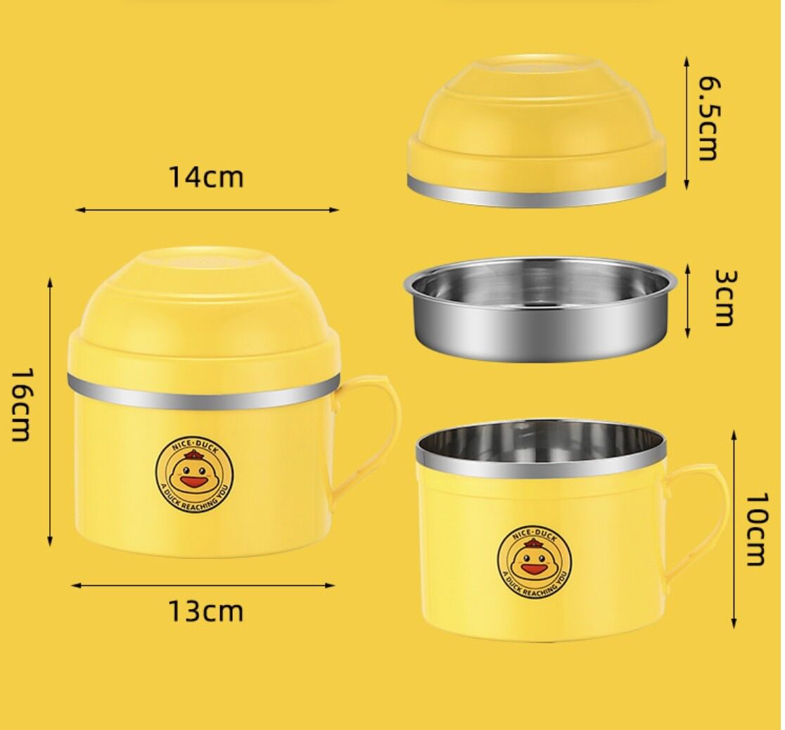 Chén 2 lớp inox 304 3 in 1