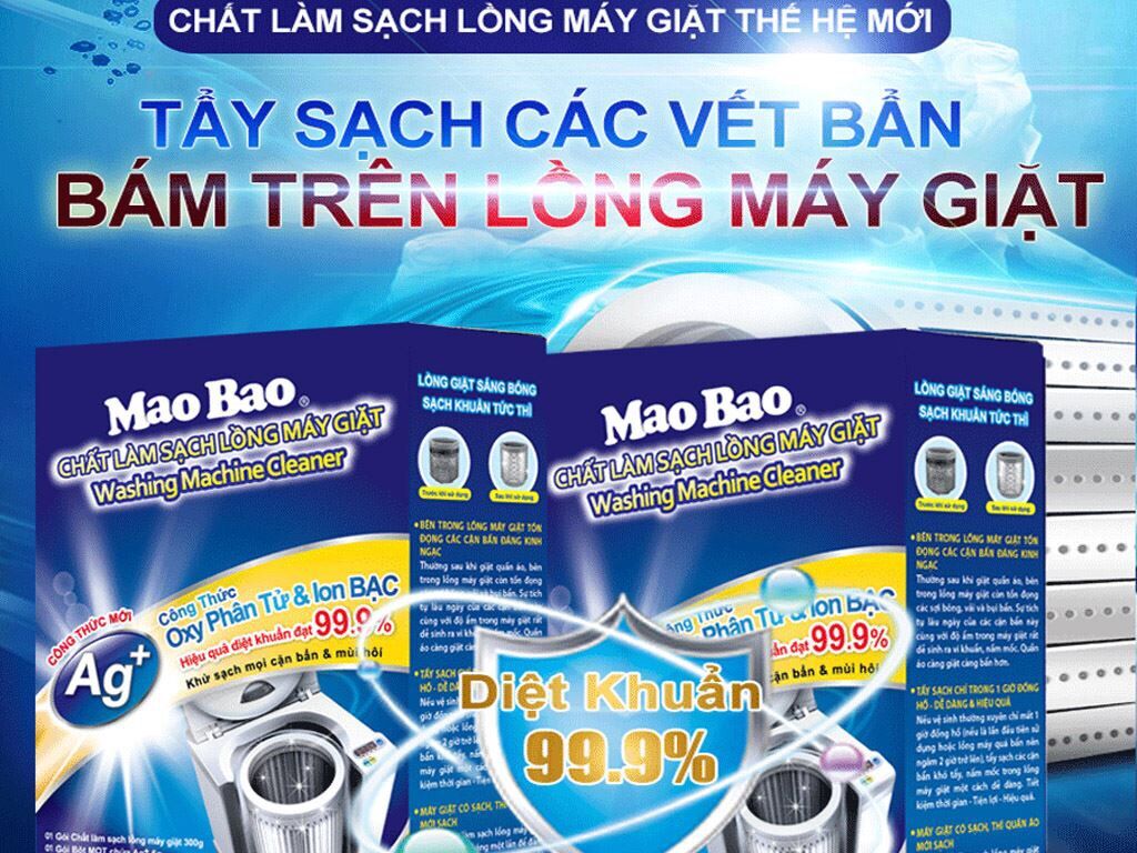 Combo 3 gói tẩy lồng giặt Maobao siêu tiết kiệm