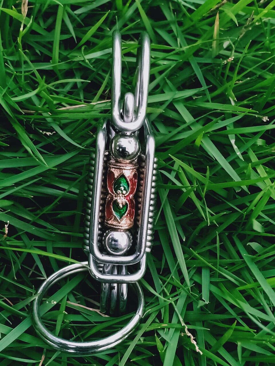 Móc khóa inox phối trụ đẹp bền