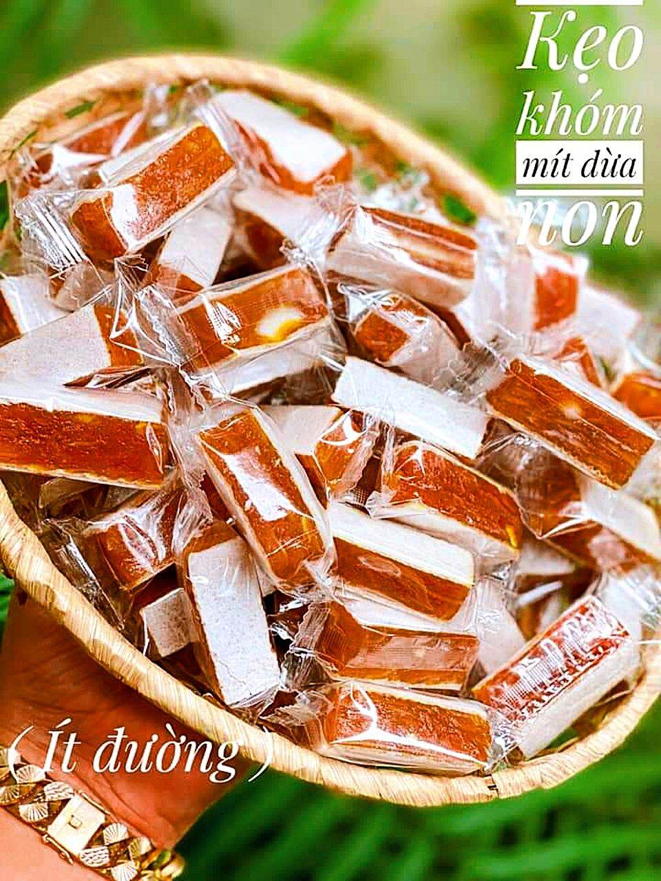 Kẹo khóm mít dừa non ít đường 500g
