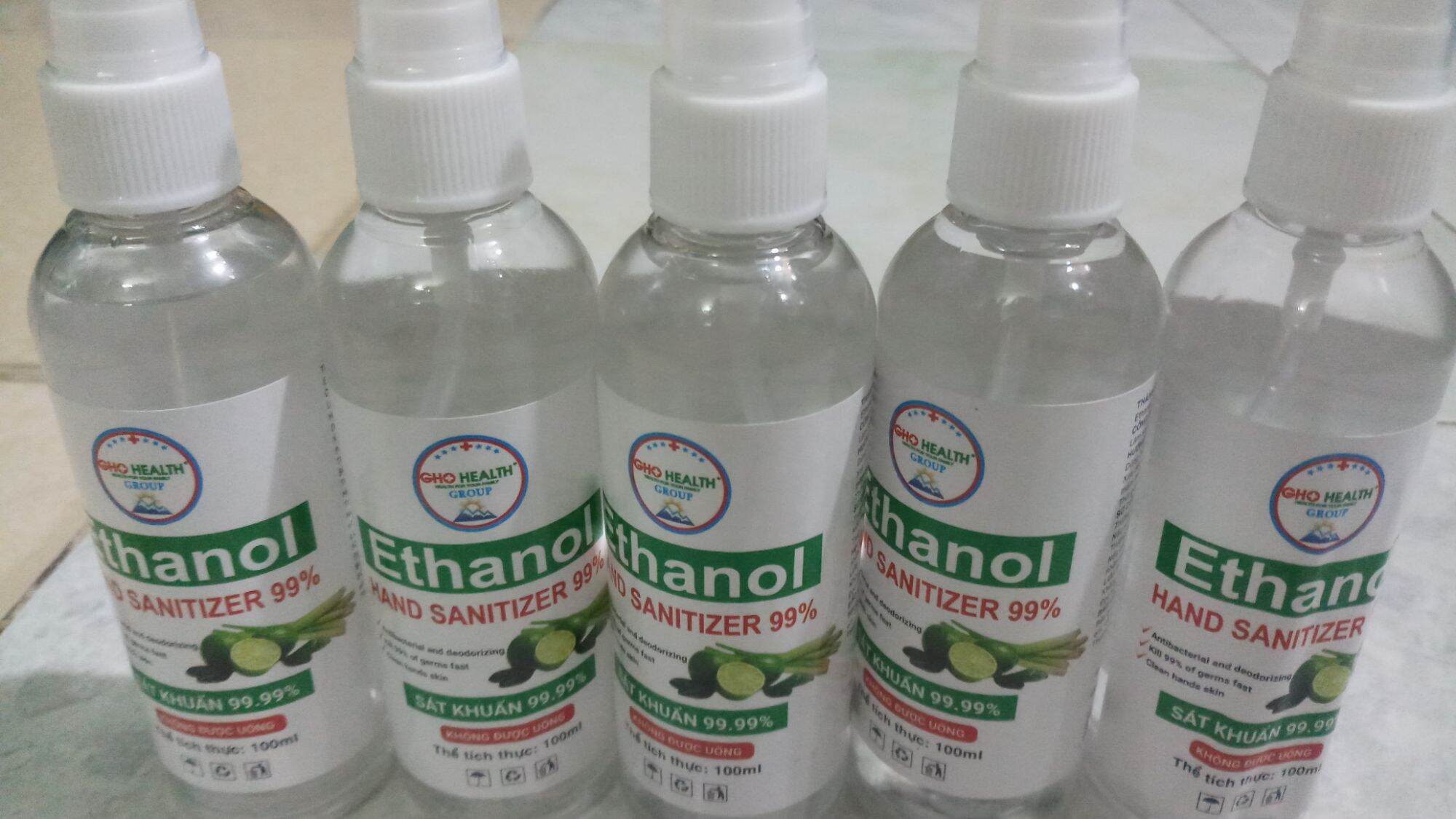 Cồn xịt khuẩn 100ml hương chanh xả