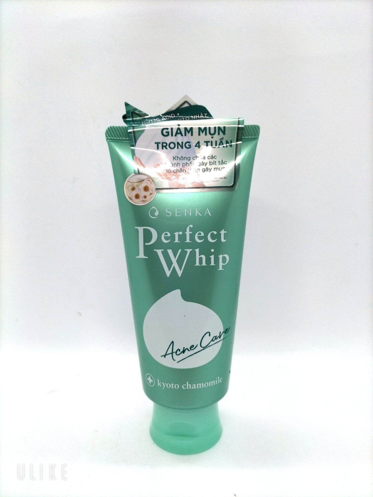 Sữa rửa mặt senka perfect whip acnes care dành cho da mụn 100g