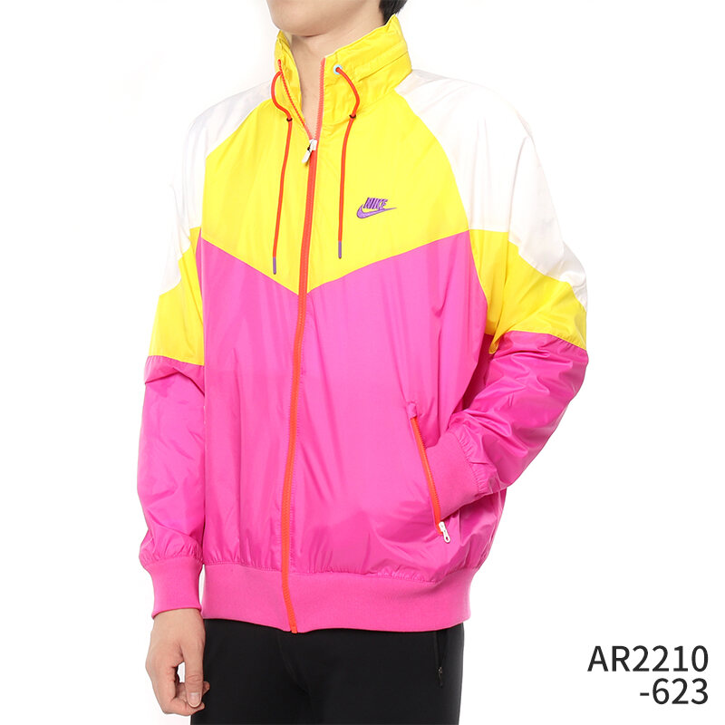 Áo Khoác Jacket Liền Mũ Thời Trang Chống Gió Thể Thao Tập Luyện Cho Nam Hàng Chính Hãng Chính Thức N