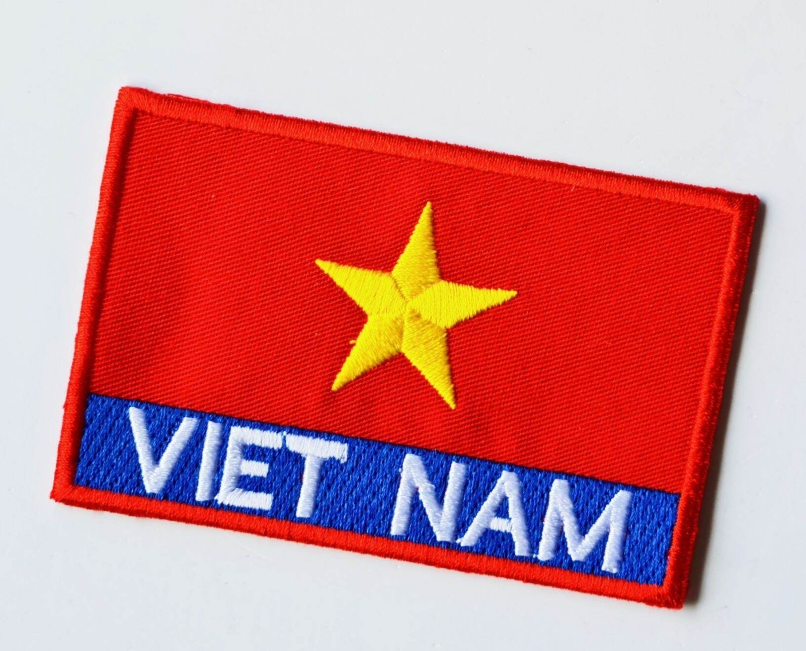 Sticker Ủi Hình Lá Cờ Việt Nam MS8258
