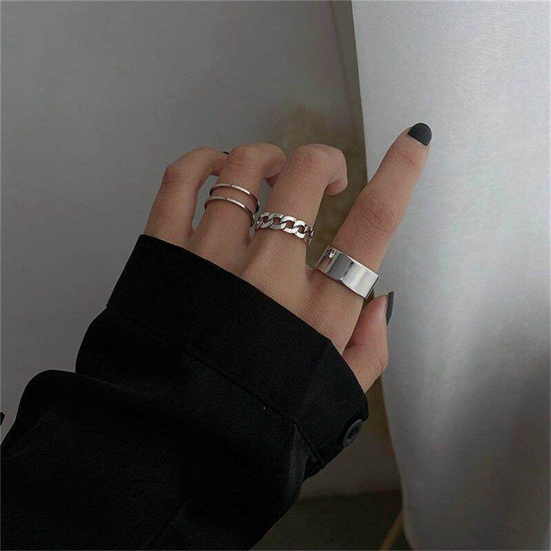 Set 3 nhẫn cá tính