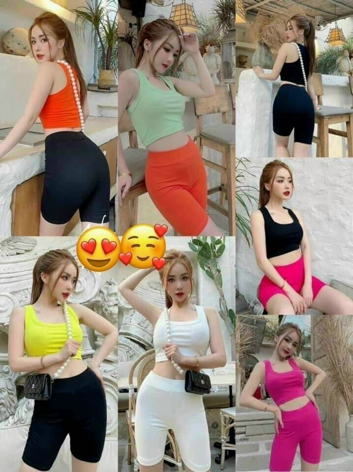[HCM]Quần legging nhiều màu lửng ngố