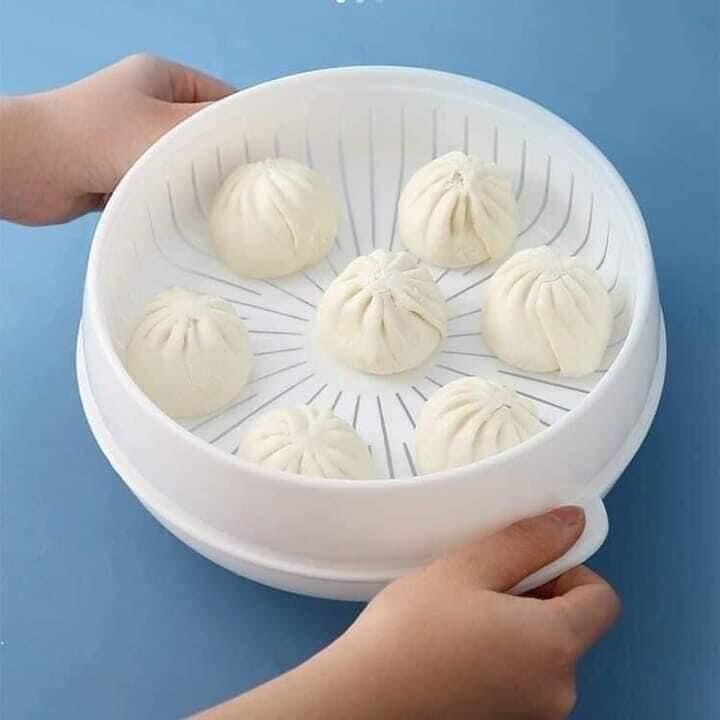 Khay hấp lò vi sóng