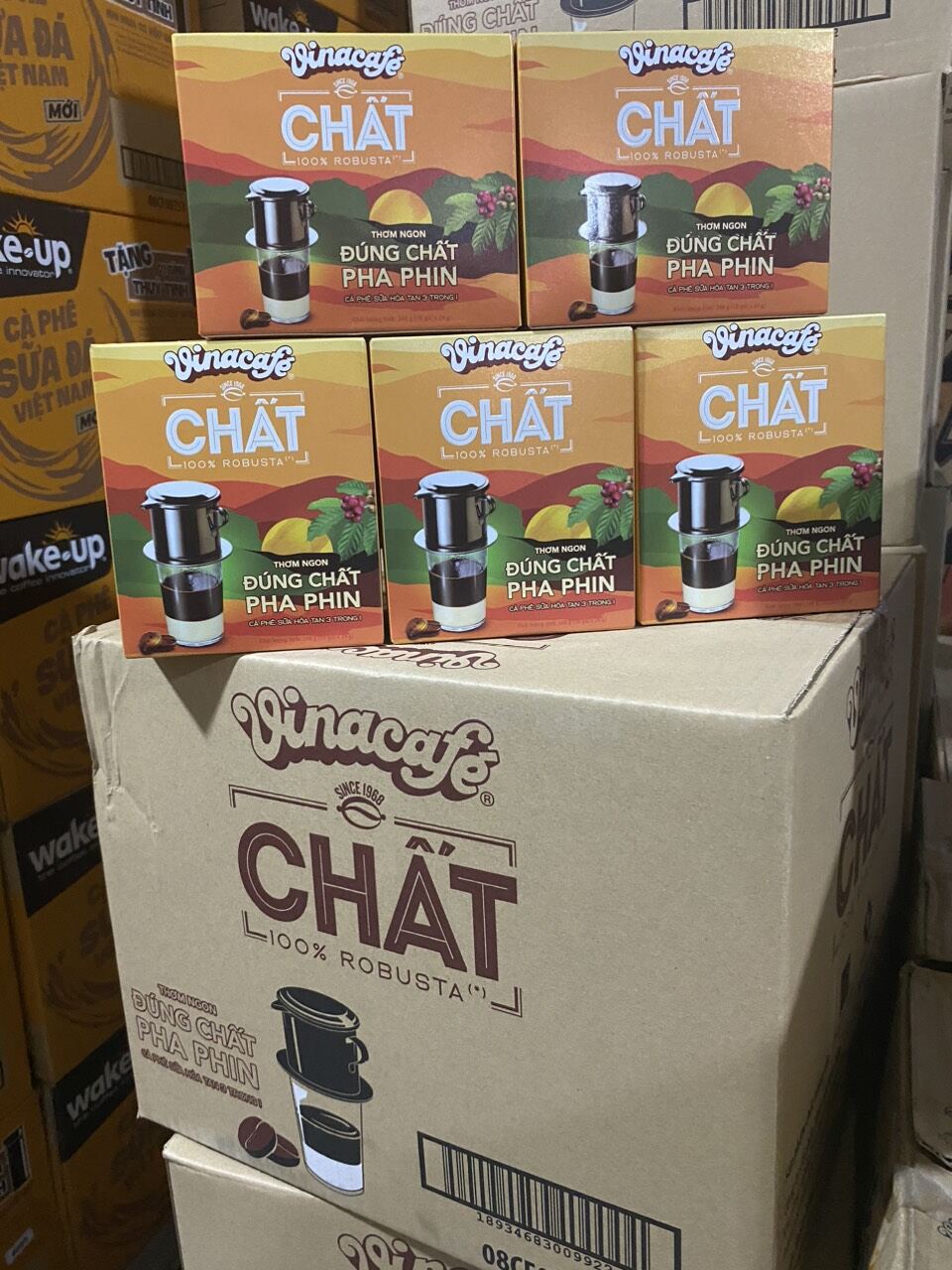 Cà phê CHẤT Vinacafe hộp 10 gói x 29g