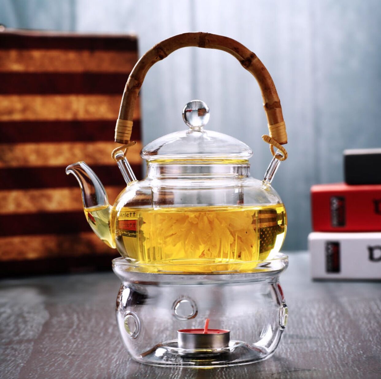 Ấm thuỷ tinh lõi lọc 600ml